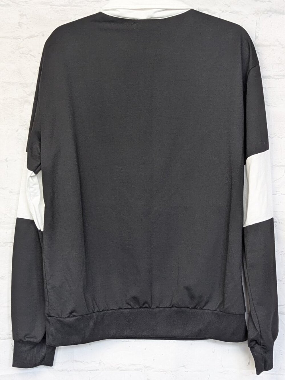 Romwe Los Angeles 1984 Colorblock Polo Half Zip Sweatshirt Women's Large 8/10 - Picture 3 of 5